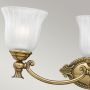 Kinkiet 1x3 W mosiądz HKFRANCOISE3BATH Elstead Lighting Francoise zdj.3