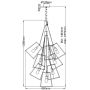 Lampa wisząca x60 W mosiądz-brązowa HKFULTON13P Elstead Lighting Fulton zdj.2