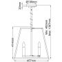 Lampa wisząca 4x60 W mosiądz-brązowa HKFULTON4P Elstead Lighting Fulton zdj.2