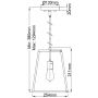 Lampa wisząca 1x60 W mosiądz-brązowa HKFULTONP Elstead Lighting Fulton zdj.2