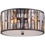 Plafon 3x60 W przezroczysty-brązowy HKGEMMAFVBZ Elstead Lighting Gemma zdj.1