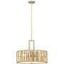 Lampa wisząca 3x60 W srebrna HKGEMMAPCSL Elstead Lighting Gemma zdj.1