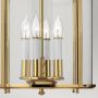Lampa wisząca 4x60 W mosiądz HKGENTRYPMPB Elstead Lighting Gentry zdj.5