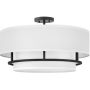 Lampa wisząca 4x40 W biała-czarna HKGRAHAMLBK Elstead Lighting Graham zdj.1