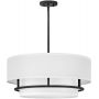 Lampa wisząca 4x40 W biała-czarna HKGRAHAMLBK Elstead Lighting Graham zdj.2