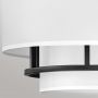 Lampa wisząca 3x40 W biała-czarna HKGRAHAMMBK Elstead Lighting Graham zdj.5