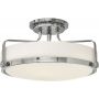 Lampa podsufitowa 3x60 W biała-chrom HKHARPERSFMCM Elstead Lighting Harper zdj.1