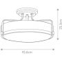 Lampa podsufitowa 3x60 W chrom HKHARPERSFMCMCS Elstead Lighting Harper zdj.2