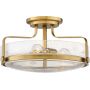 Lampa podsufitowa 3x60 W mosiądz-przezroczysta HKHARPERSFMHBCS Elstead Lighting Harper zdj.1