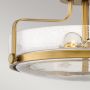 Lampa podsufitowa 3x60 W mosiądz-przezroczysta HKHARPERSFMHBCS Elstead Lighting Harper zdj.3