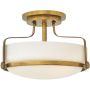 Lampa podsufitowa 3x60 W biała-mosiądz HKHARPERSFSHB Elstead Lighting Harper zdj.1