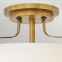 Lampa podsufitowa 3x60 W biała-mosiądz HKHARPERSFSHB Elstead Lighting Harper zdj.3