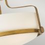 Lampa podsufitowa 3x60 W biała-mosiądz HKHARPERSFSHB Elstead Lighting Harper zdj.4