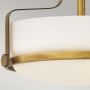 Lampa podsufitowa 3x60 W biała-mosiądz HKHARPERSFSHB Elstead Lighting Harper zdj.5