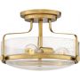 Lampa podsufitowa 3x60 W mosiądz-przezroczysta HKHARPERSFSHBCS Elstead Lighting Harper zdj.1