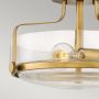 Lampa podsufitowa 3x60 W mosiądz-przezroczysta HKHARPERSFSHBCS Elstead Lighting Harper zdj.3