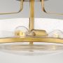 Lampa podsufitowa 3x60 W mosiądz-przezroczysta HKHARPERSFSHBCS Elstead Lighting Harper zdj.5