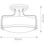 Lampa podsufitowa 3x60 W mosiądz-przezroczysta HKHARPERSFSHBCS Elstead Lighting Harper zdj.2
