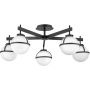 Lampa podsufitowa 5x40 W biała-czarna HKHOLLIS5OBK Elstead Lighting Hollis zdj.1
