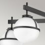 Lampa podsufitowa 5x40 W biała-czarna HKHOLLIS5OBK Elstead Lighting Hollis zdj.3