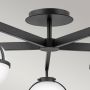 Lampa podsufitowa 5x40 W biała-czarna HKHOLLIS5OBK Elstead Lighting Hollis zdj.4
