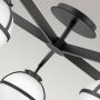 Lampa podsufitowa 5x40 W biała-czarna HKHOLLIS5OBK Elstead Lighting Hollis zdj.6