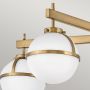 Lampa podsufitowa 5x40 W biała-mosiądz HKHOLLIS5OHB Elstead Lighting Hollis zdj.3