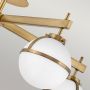 Lampa podsufitowa 5x40 W biała-mosiądz HKHOLLIS5OHB Elstead Lighting Hollis zdj.5