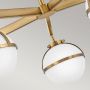 Lampa podsufitowa 5x40 W biała-mosiądz HKHOLLIS5OHB Elstead Lighting Hollis zdj.6