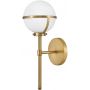 Kinkiet 1x40 W biały-mosiądz HKHOLLIS1OHBBATH Elstead Lighting Hollis zdj.1