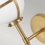 Kinkiet 1x40 W biały-mosiądz HKHOLLIS1OHBBATH Elstead Lighting Hollis zdj.4