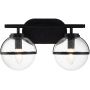 Kinkiet 2x40 W czarny HKHOLLIS2CBKBATH Elstead Lighting Hollis zdj.1