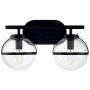 Kinkiet 2x40 W czarny HKHOLLIS2CBKBATH Elstead Lighting Hollis zdj.3
