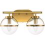 Kinkiet 2x40 W mosiądz HKHOLLIS2CHBBATH Elstead Lighting Hollis zdj.3