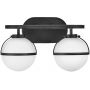 Kinkiet 2x40 W biały-czarny HKHOLLIS2OBKBATH Elstead Lighting Hollis zdj.1