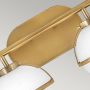 Kinkiet 2x40 W biały-mosiądz HKHOLLIS2OHBBATH Elstead Lighting Hollis zdj.4