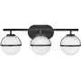 Kinkiet 3x40 W biały-czarny HKHOLLIS3OBKBATH Elstead Lighting Hollis zdj.1