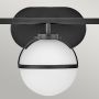 Kinkiet 3x40 W biały-czarny HKHOLLIS3OBKBATH Elstead Lighting Hollis zdj.3