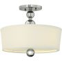 Lampa podsufitowa 3x60 W nikiel HKZELDASFPN Elstead Lighting Zelda zdj.1