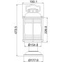 Lampa stojąca zewnętrzna 1x60 W KLASHLANDBAY3M Elstead Lighting Ashland Bay zdj.2