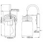 Kinkiet 1x60 W brązowy KLBRINLEY1OZ Elstead Lighting Brinley zdj.2