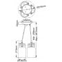 Lampa wisząca 3x60 W nikiel KLBRINLEY3NI Elstead Lighting Brinley zdj.2