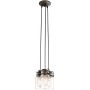 Lampa wisząca 3x60 W brązowa KLBRINLEY3OZ Elstead Lighting Brinley zdj.1