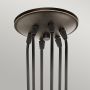 Lampa wisząca 6x60 W brązowa KLBRINLEY6OZ Elstead Lighting Brinley zdj.5
