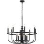 Lampa wisząca x40 W czarna KLCAPITOLHILL12BLK Elstead Lighting Capitol Hill zdj.1