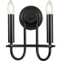 Kinkiet 2x40 W czarny KLCAPITOLHILL2BLK Elstead Lighting Capitol Hill zdj.1