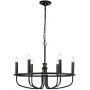 Lampa wisząca 6x40 W czarna KLCAPITOLHILL6BLK Elstead Lighting Capitol Hill zdj.1