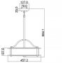Lampa wisząca 3x60 W brązowa KLEMORYPSOZ Elstead Lighting Emory zdj.2