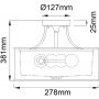 Lampa podsufitowa 3x40 W biała KLLACEYSFAP Elstead Lighting Lacey zdj.2