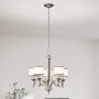 Lampa wisząca 5x40 W biała KLLACEY5AP Elstead Lighting Lacey zdj.5